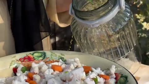 Preparation of local pickles for the winter