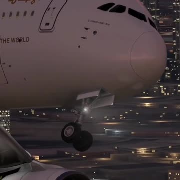 Emirates Boeing 777 during final Aproach