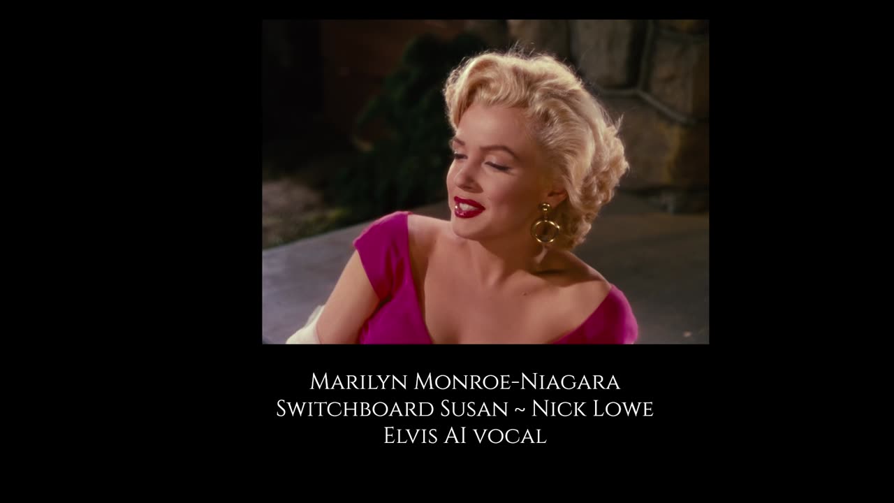 Marilyn Monroe - Niagara - Switchboard Susan - Nick Lowe -Elvis AI vocal