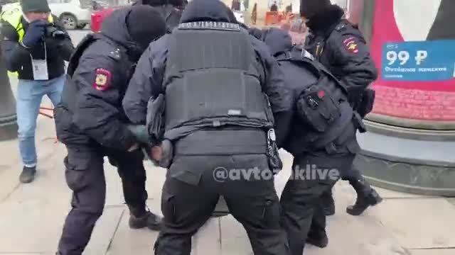 Brutales Vorgehen in Russland gegen Demonstranten