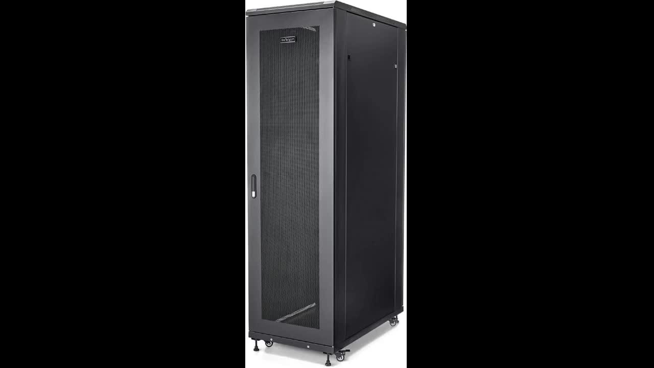 Review: StarTech.com 42U 19" Open Frame Server Rack - 4 Post Adjustable Depth 22-40" Mobile - F...