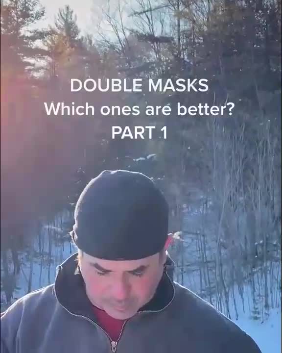 Single And Double Masks Visual Comparison