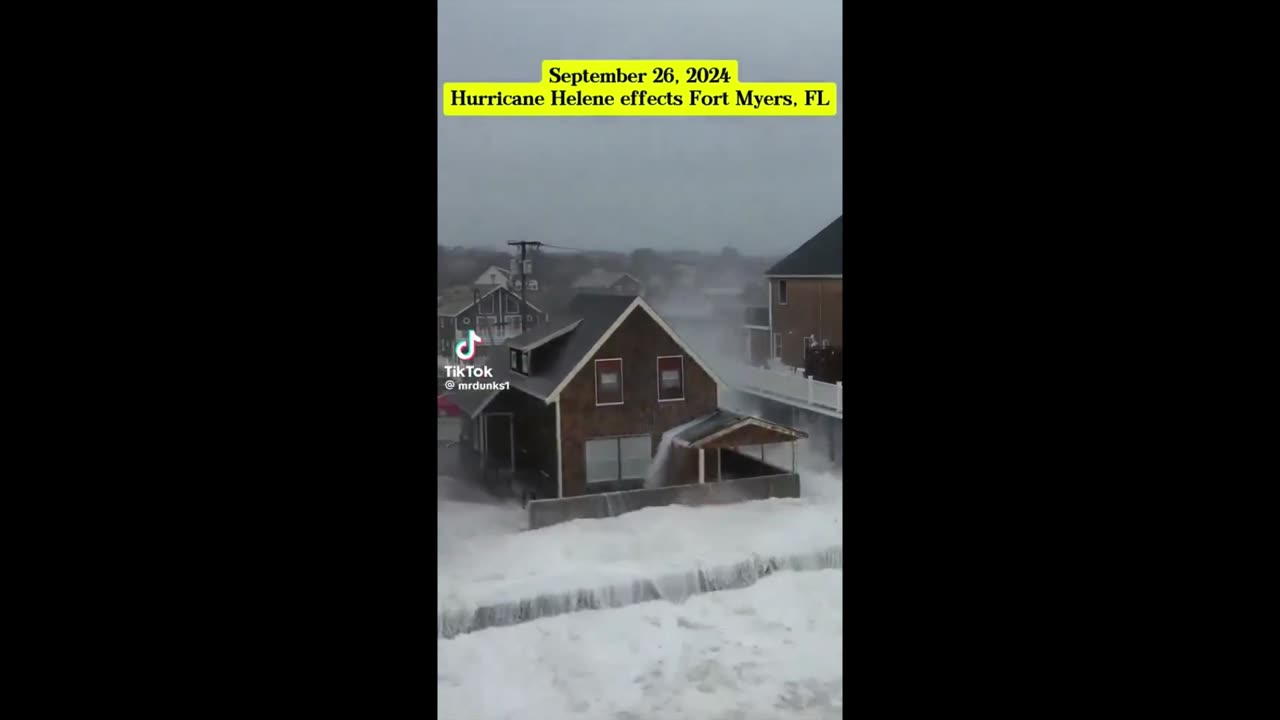 DEVASTATING FOOTAGE OF HURRICANE HELENE. HOW LONG THE STORM WILL LAST AND WHERE IT WILL HIT THE MOST