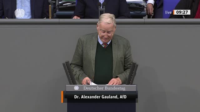 Dr. Alexander Gauland Rede vom 08.07.2022 - Gesetzentwurf NATO-Beitritt Finnland und Schweden