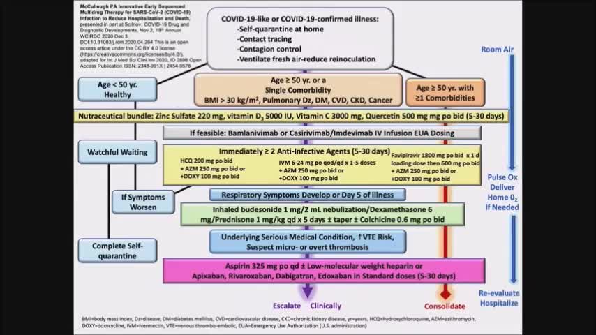 Dr Peter McCullough's Full Story - CV Treatments to the Vx Pandemic Debate