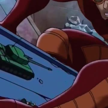 Iron Man Ant-Man Destroy the Chitauri Spaceship