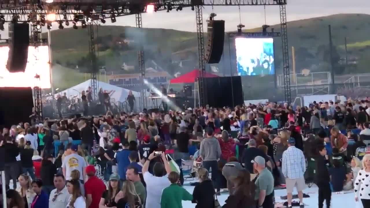 Concert for Defenders-Lt. Dan Band-Cal Lutheran Stadium, California