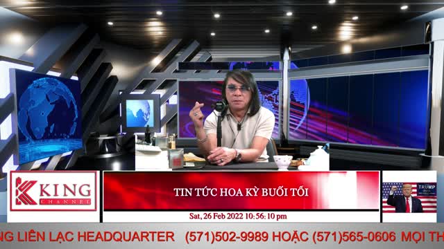 TIN TỨC HOA KỲ BUỔI TỐI - 02/26/2022 - The KING Channel