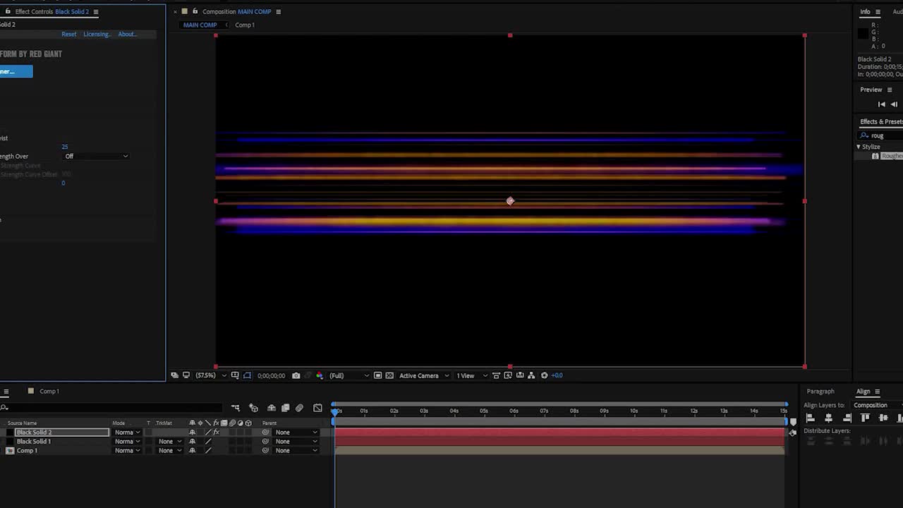 Adjust The Gradient Of Yellow And Blue