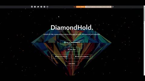 DiamondHold - Rewarding the long-term holders on BSC!