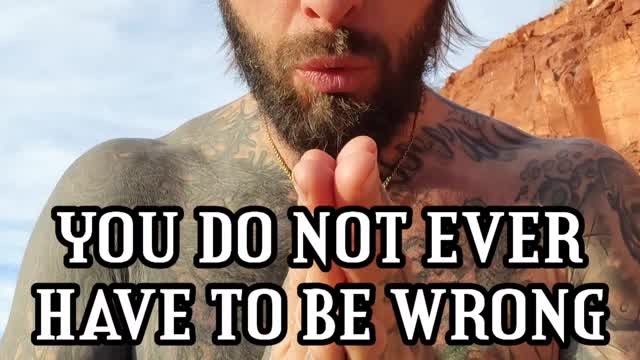 HAWK TALK: You Do Not Ever Have To Be Wrong