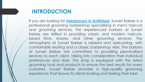 If you are looking for Hairdressers in Smithfield