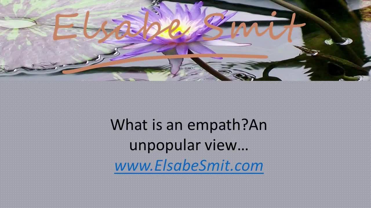 What is an empath? An unpopular view...