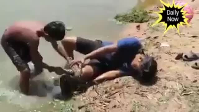 Aconda eating human