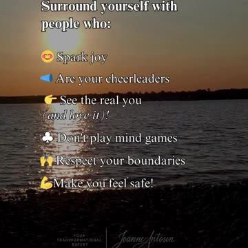 Reminder: Start focusing on cultivating a support system that truly lifts you up!