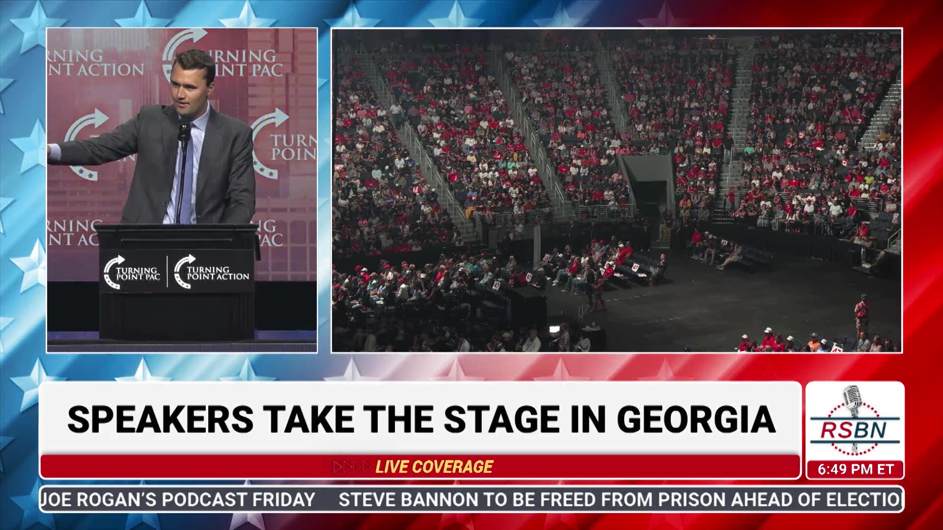 FULL SPEECH: Charlie Kirk Delivers Remarks at Turning Point Rally in