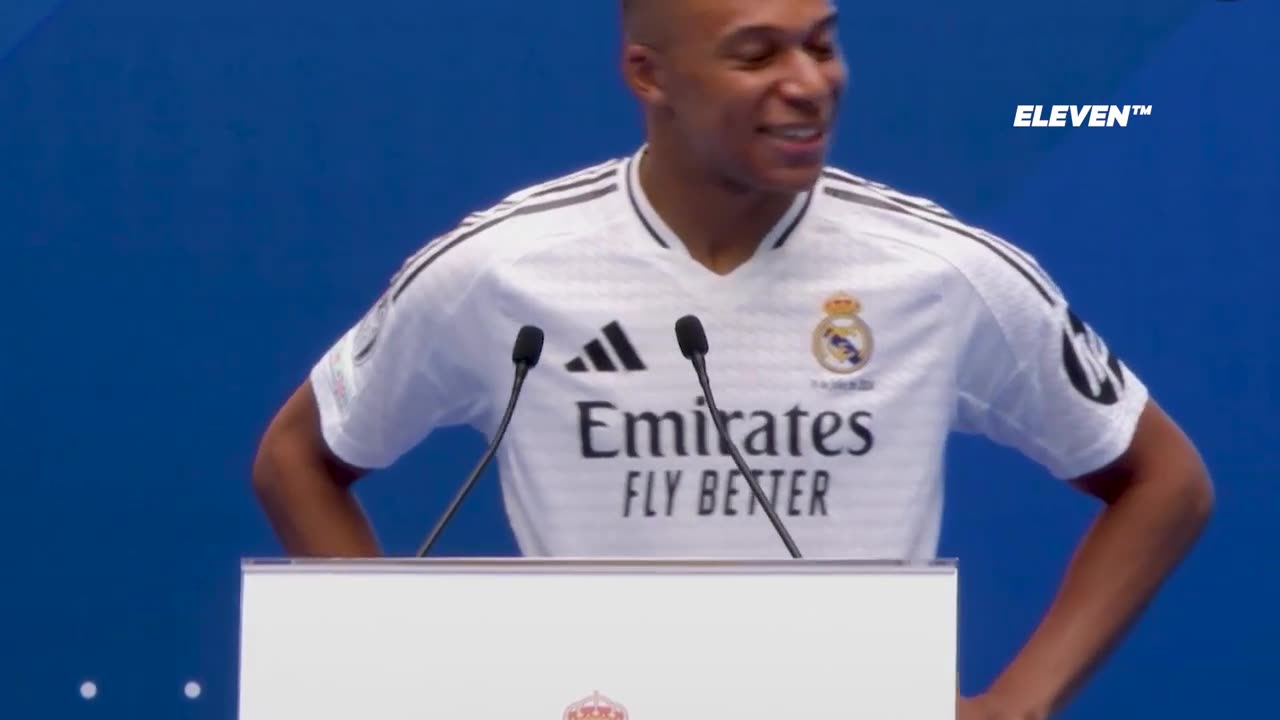 Kylian Mbappe full presentation as Real Madrid player at Santiago Bernabue