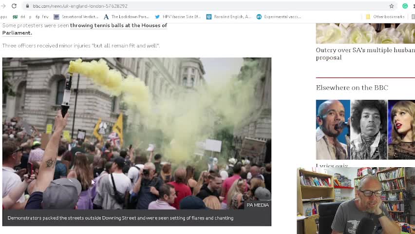 Andrew Marr, BBC and Delta variant, Propaganda, lies and Pathetic! Freedom March"!