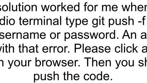 Github push does not work in android studio