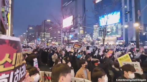 South Korea Covid mandates protests