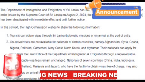 🚨 IMPORTANT VISA UPDATE for Sri Lanka Travel 🚨