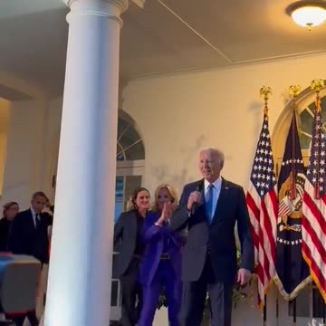 Congratulations to Joe Biden for Growing 8 Inches since coming back after he got Covid!