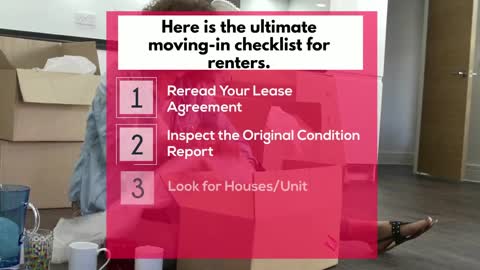 The Tenant's Ultimate Moving In Checklist