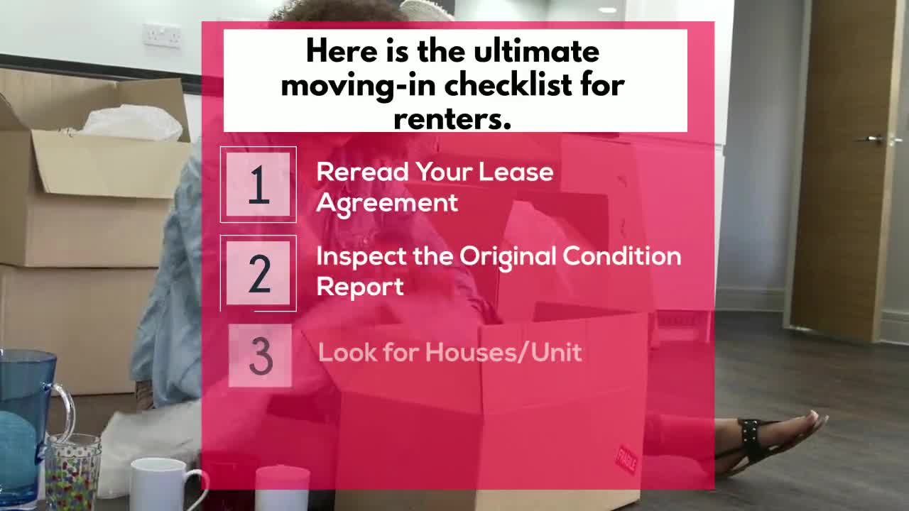 The Tenant's Ultimate Moving In Checklist