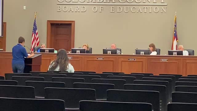 Columbia County GA Board Meeting June 14, 2022 (Janet Duggan speaking, part 2)