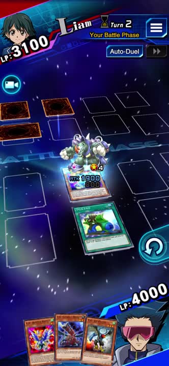 Yu-Gi-Oh! Duel Links - T.G. Rush Rhino Gameplay (Antinomy Level Up Reward) #Shorts #duellinks