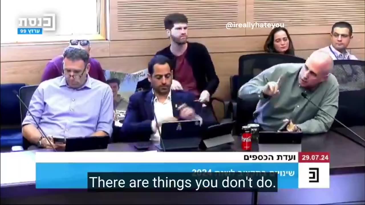 Israeli lawmakers discussing sodomizing prisoners