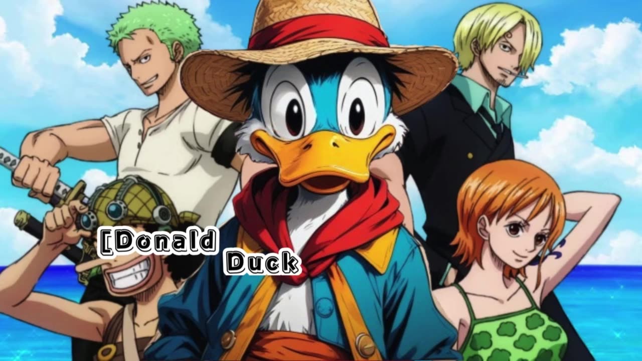 [Donald Duck sings/AI Cover] One Piece Opening 19 Kishidan and Hiroshi Kitadani - We Can!