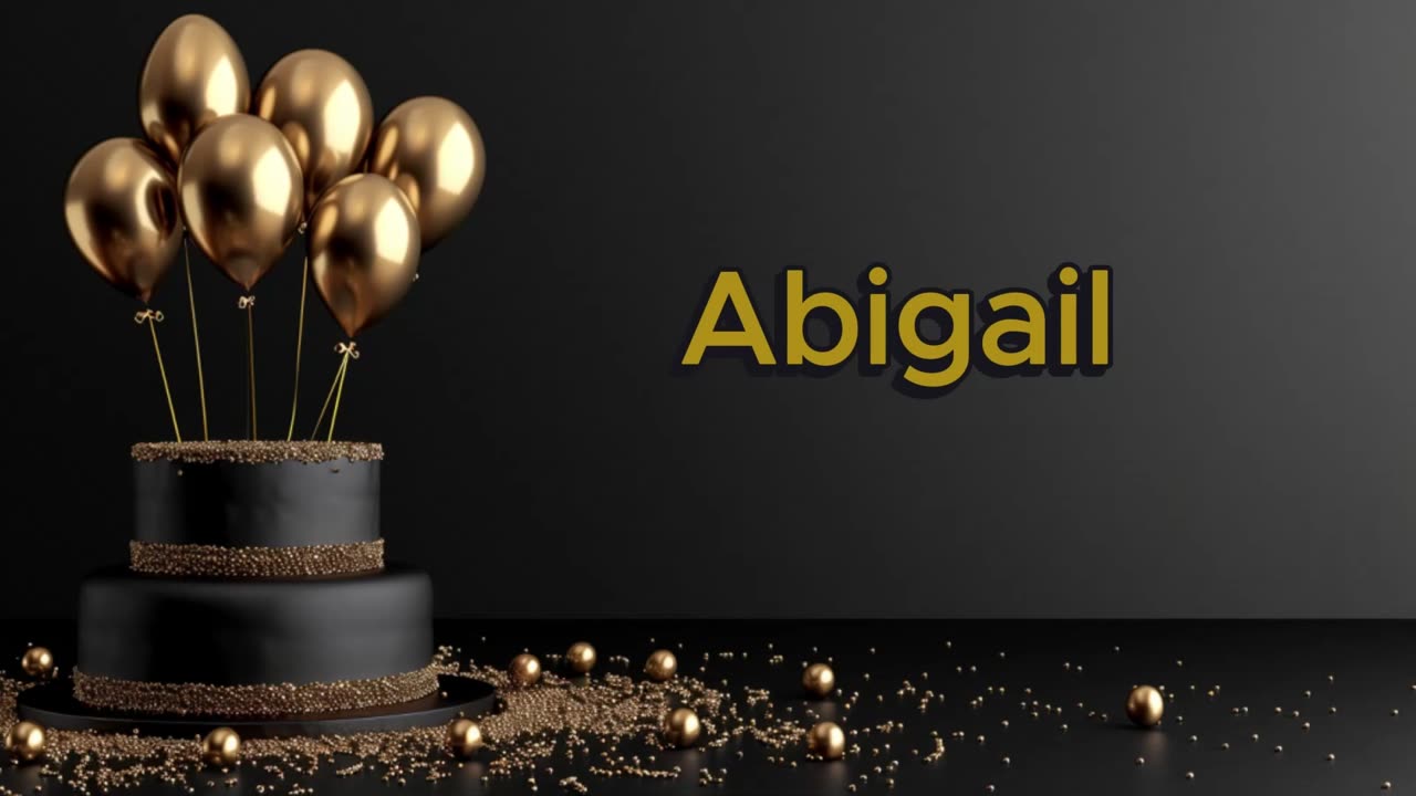 Happy Birthday ABIGAIL