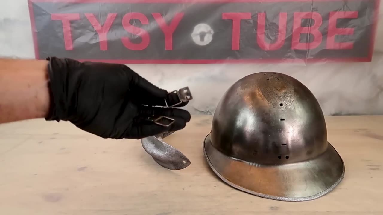 1930s Rusted Helmet Restoration