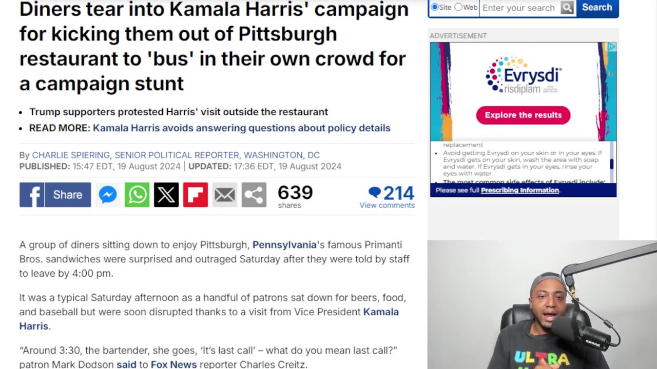 Trump Supporters BOO Kamala Harris After She KICKS THEM OUT Diner For STAGED Campaign Event