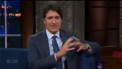 Colbert interview with Trudeau the other night.