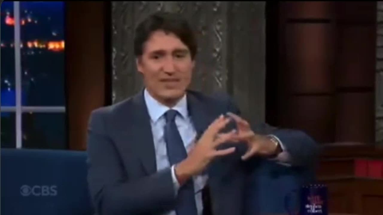 Colbert interview with Trudeau the other night.