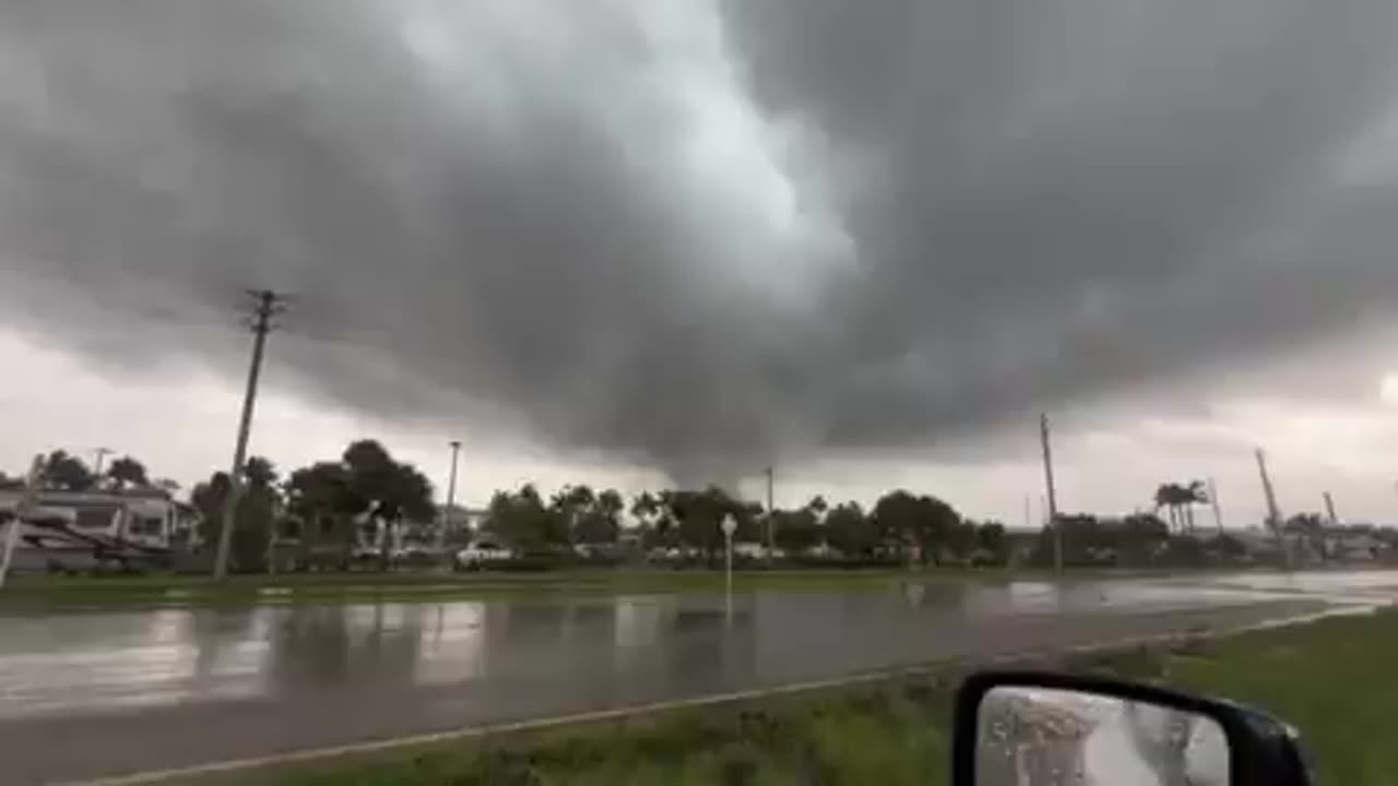 Damage reported after a tornado touched down in Wellington, Florida