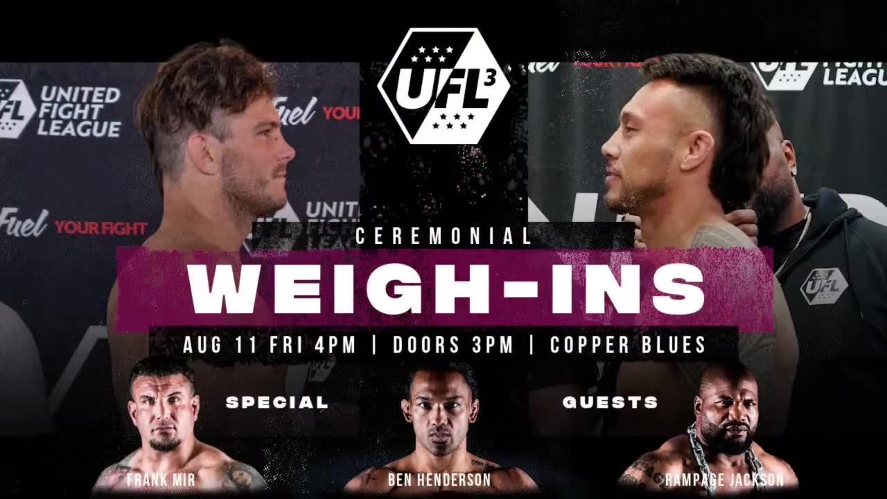 Ceremonial Weigh-Ins | UFL3