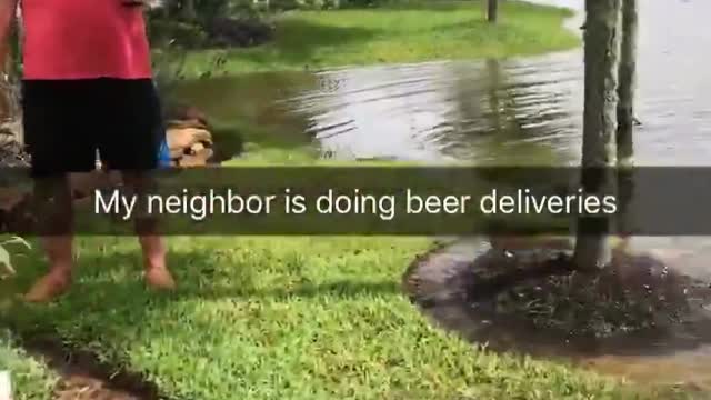 Beer Delivery for Hurricane Harvey