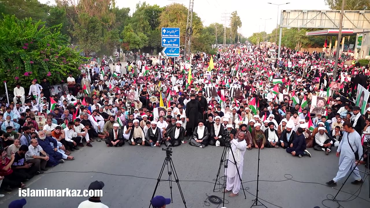 Speech - Allama Ghulam Asghar Siddiqui | Aalmi Youm Tufan ul Aqsa - Yekjehti Falasteen, Lebnan March