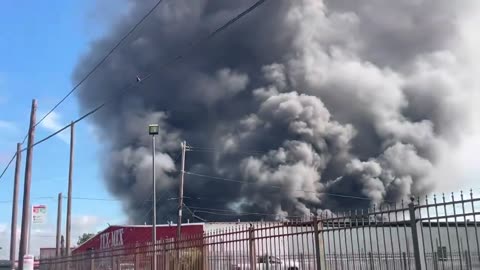 Houston TX firefighters at work