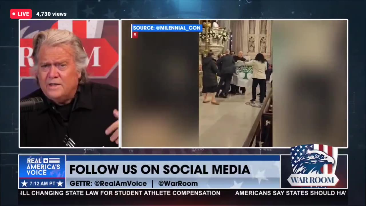 Islamists Storm the Church #BeingBannon Rips Biden's Easter Massacre