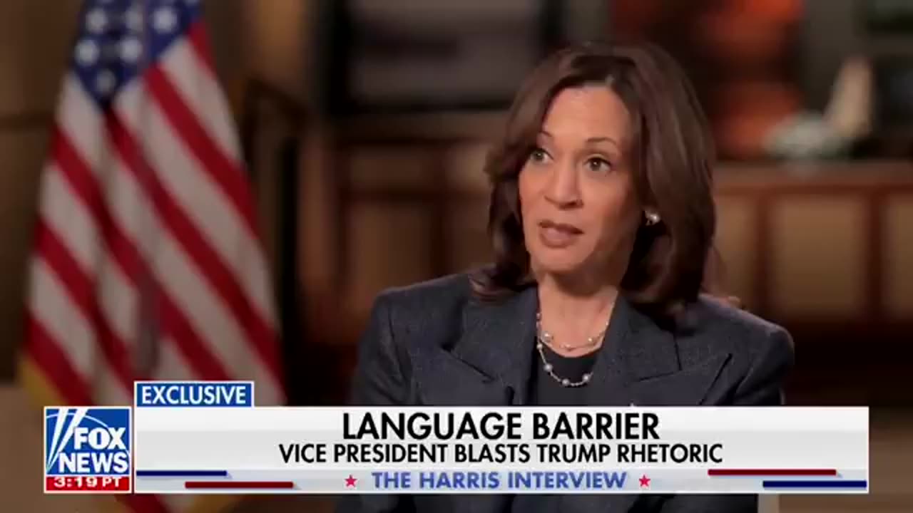 What a Catastrophic Interview With Want to be President kamala Harris!