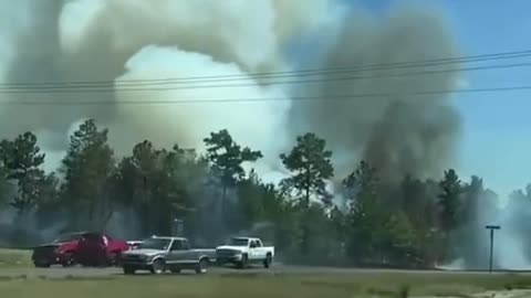 Massive wildfire in Sabine Parish, Louisiana, residents asked to evacuate