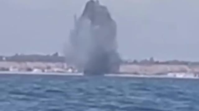 Ukrainian navy blow up two huge Russian anti-ship sea mines