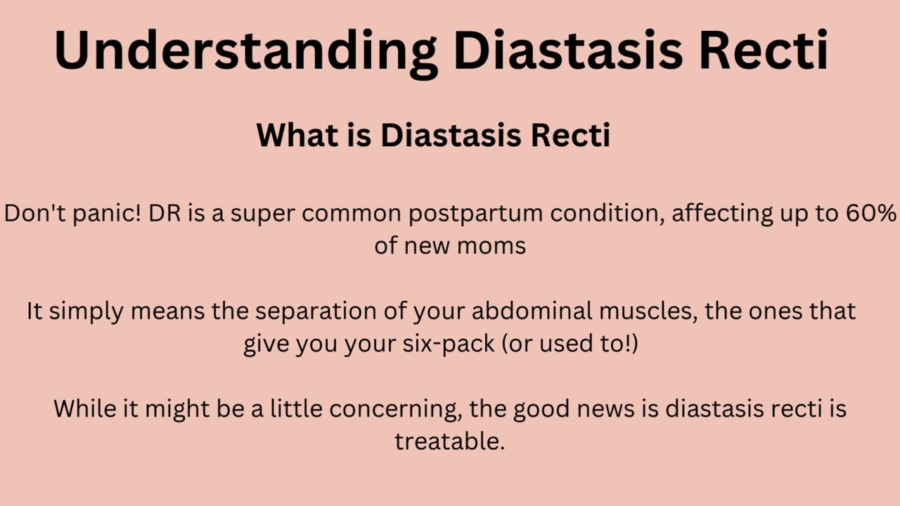 How To Heal Diastasis Recti