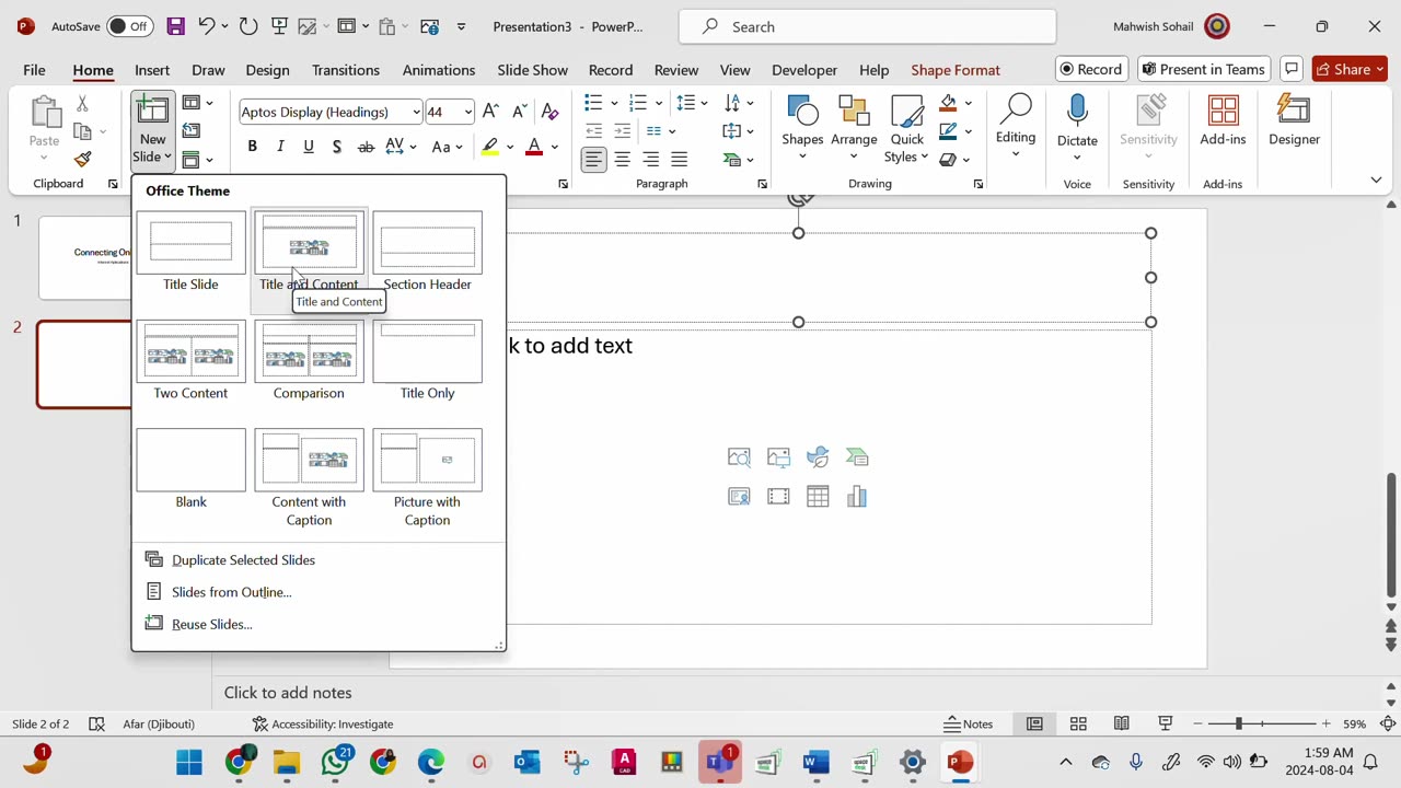 PowerPoint| Chapter 02| Assessment 02