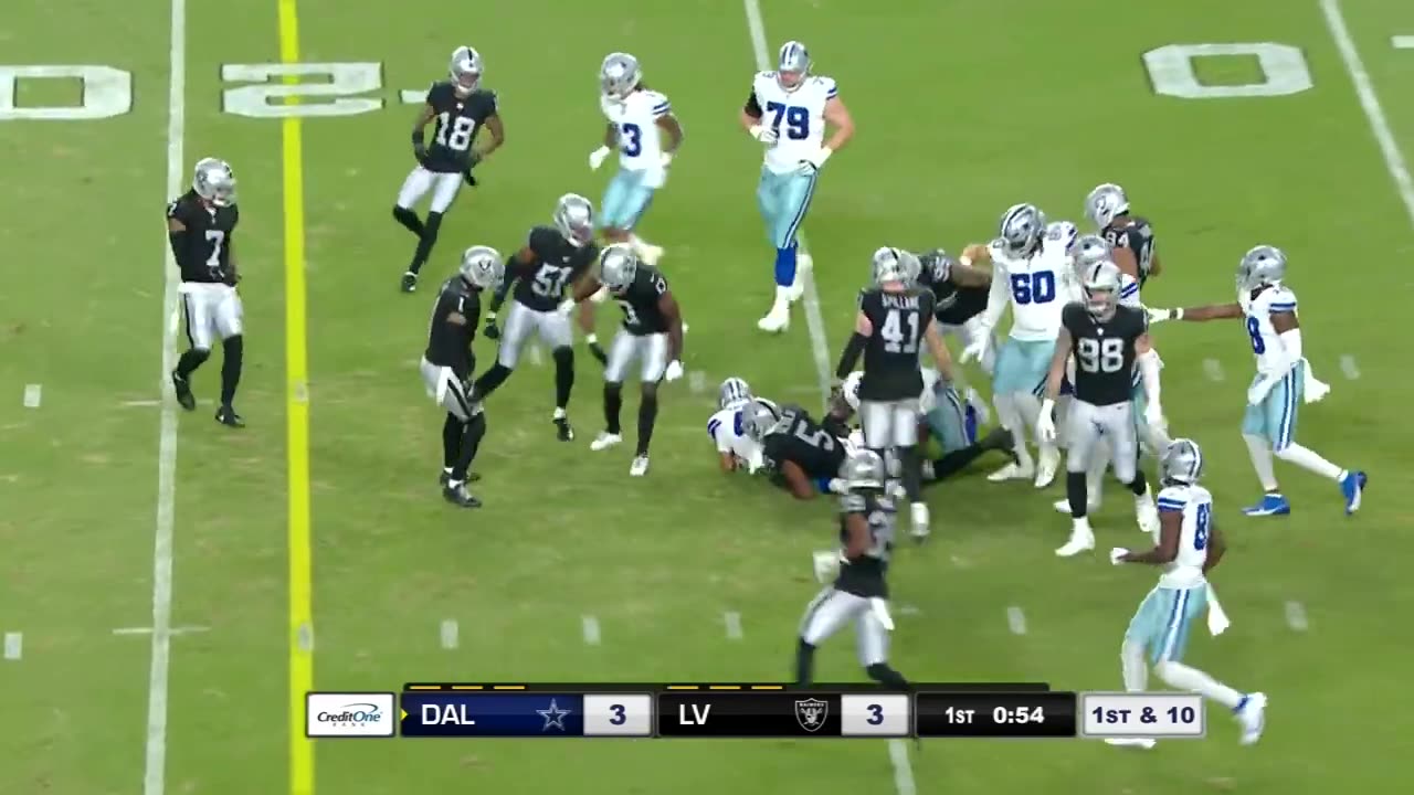 The Las Vegas Raiders On US Sports: Raiders vs. Cowboys Preseason Highlights