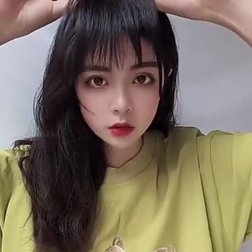 LM Curly Straight Hair Bangs Clip Natural Style Black Dark Brown Light Brown Synthetic